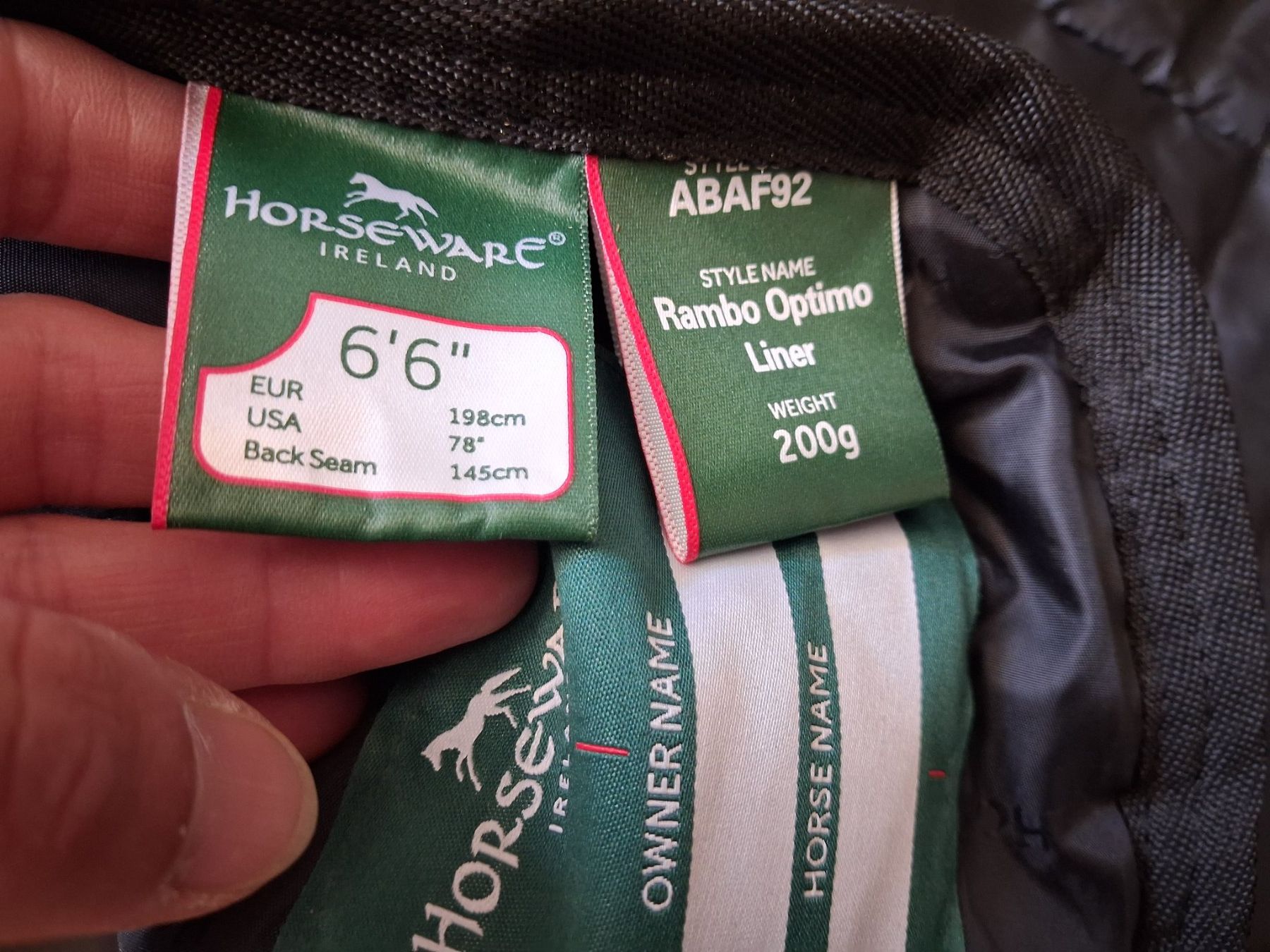 Coperte: Horseware Liner – Usato da Mels venduto da Sb83 2