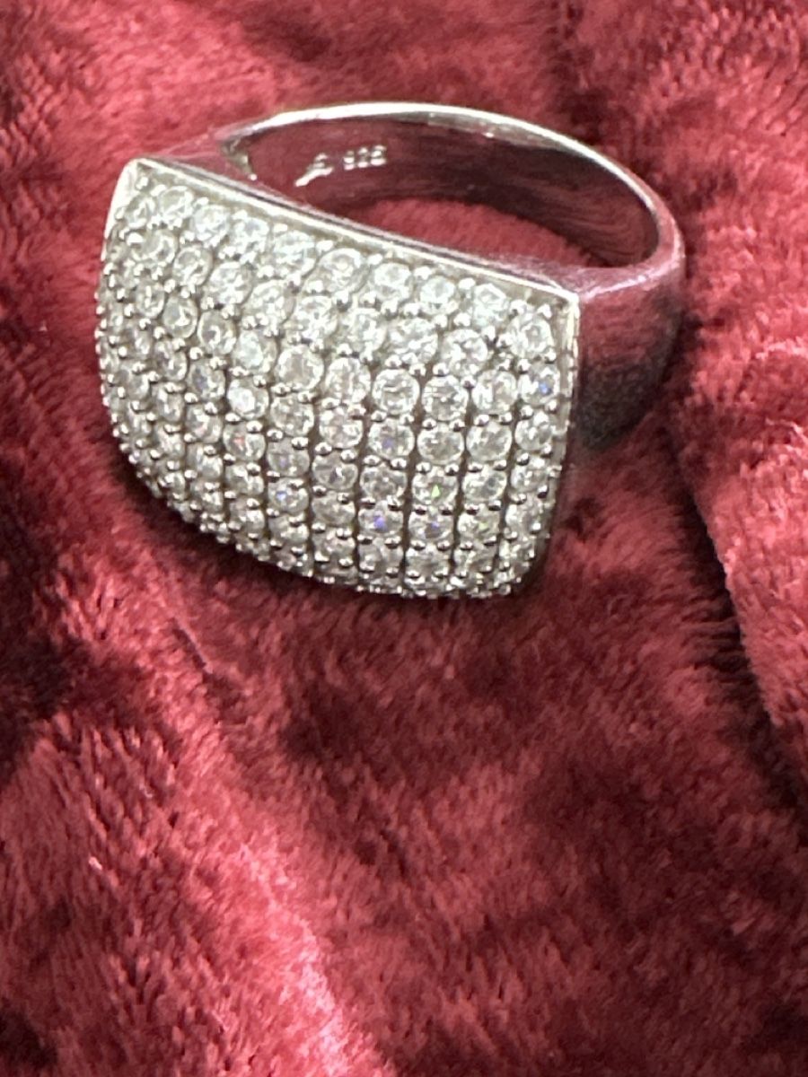 Anelli: Ring 925 Silber mit Zirkonias – Usato da Trüllikon venduto da angela4444 2