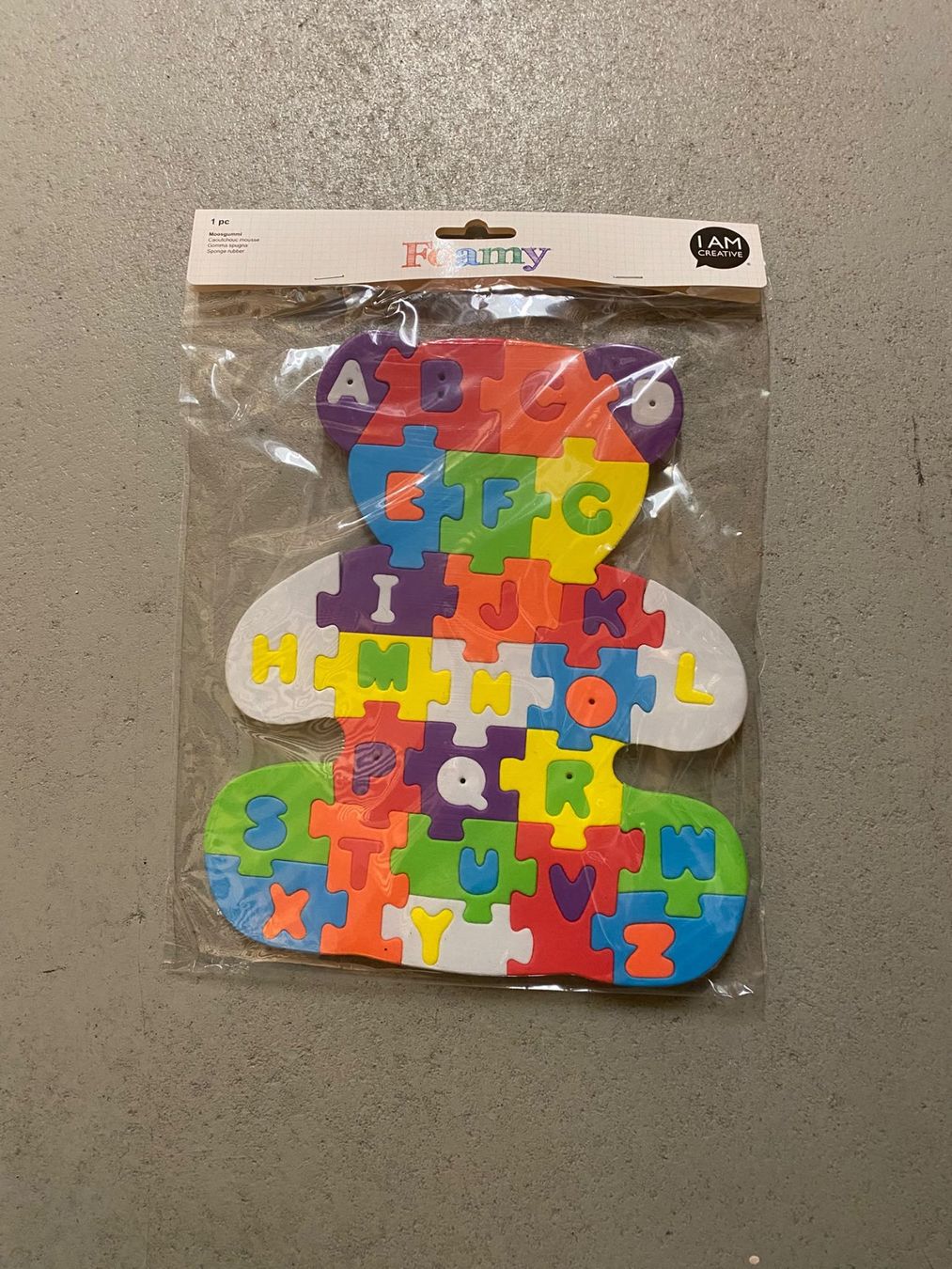 Puzzle: Buchstaben Puzzle Bär I Am Creative – Nuovo e nell'imballaggio originale da Zürich venduto da drummergirl98
