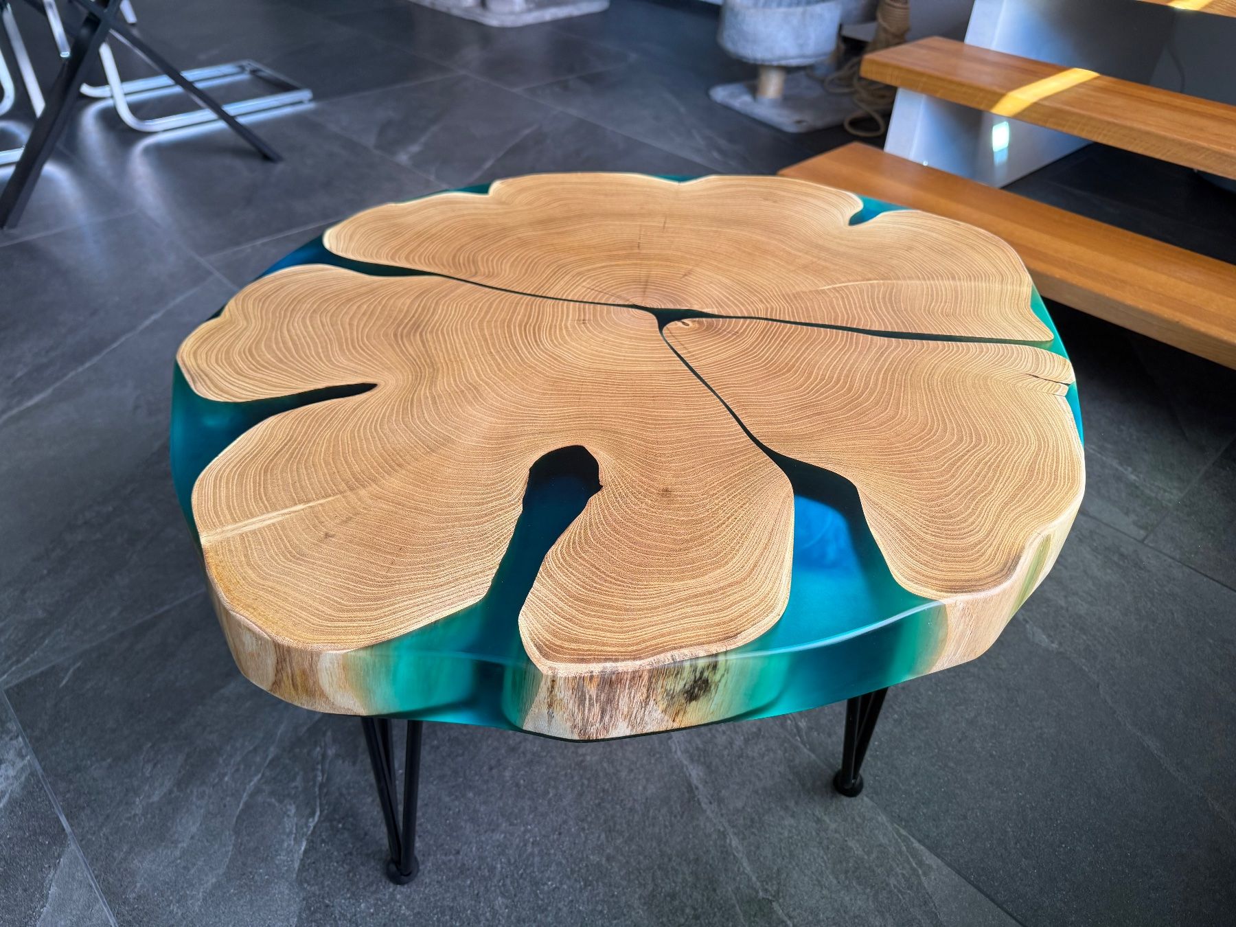 Tavoli: Epoxydharz Couchtisch – Nuovo e nell'imballaggio originale da amriswil venduto da danihgt