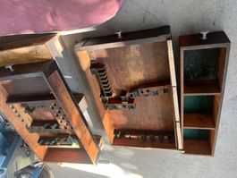 Holzschubladen vintage Schubladen Setzkasten Antiquitäten