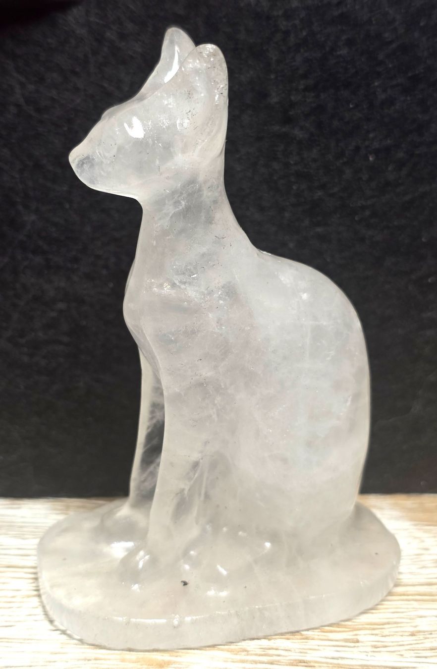 Minerali & Pietre curative: Bergkristall Sphinx Katze 133g – Nuovo e nell'imballaggio originale da Matzingen venduto da Shay_Crystalz 1