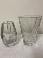 2x Baccarat Glas Vase