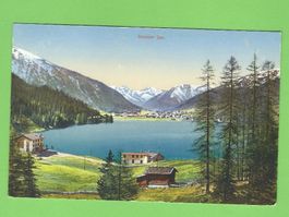 Davoser See - Alte Postkarte