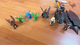Drachenfiguren-Set mit Figuren für Kinder – Top Zustand