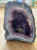 Amethyst Geode Dekoration guter Zustand