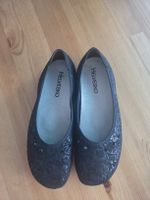 Damenschuhe Ballerinas schwarz Grösse 38 leicht getragen