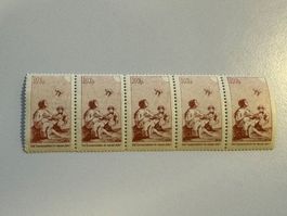 1912, Vorläufer ohne Frankaturwert 5er Str., J1, postfrisch