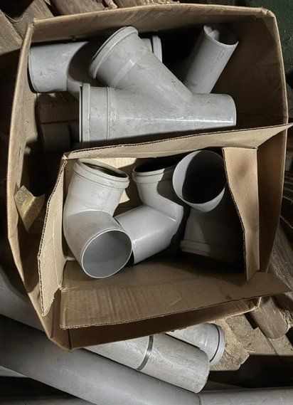 Altri materiali da costruzione: Diverse Rohre & Verbinder 110mm – Nuovo (secondo la descrizione) da Langenthal venduto da and_xq2q 1