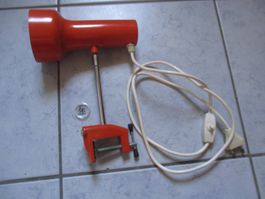 Vintage Lampe Spot für Tablarmontage