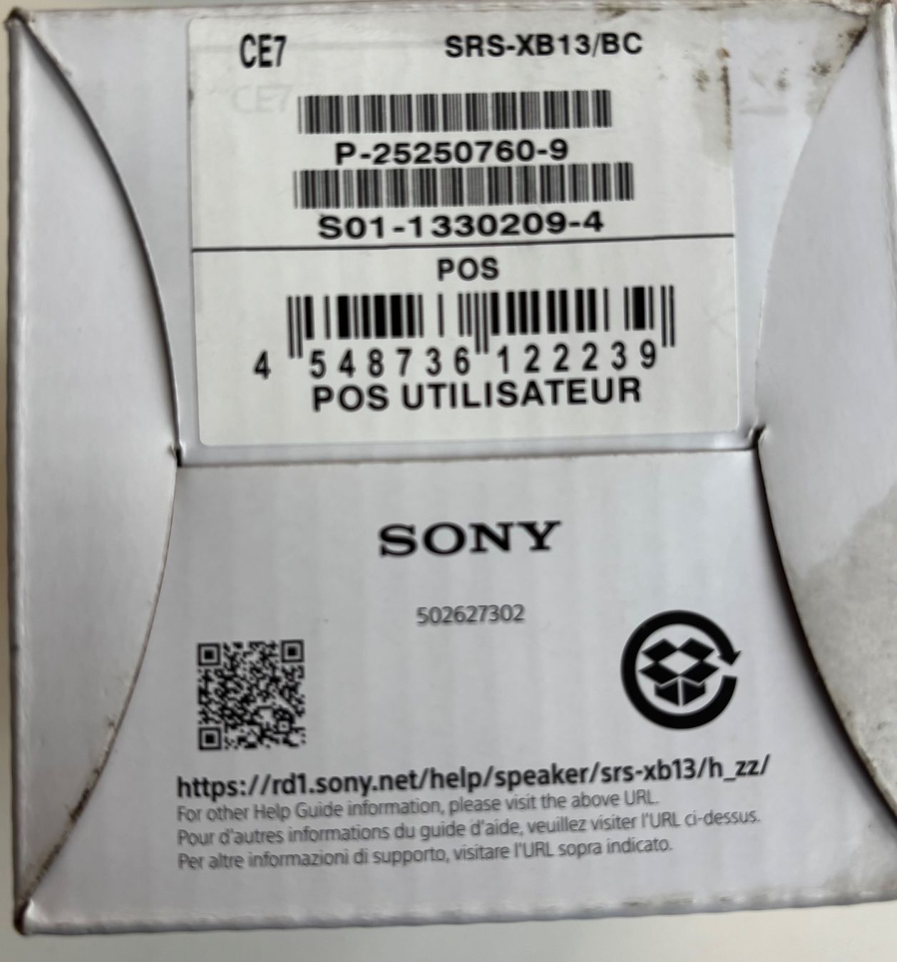 Sony Casse acustiche: SONY SRS-XB13 Wireless Speaker Schwarz Neu – Nuovo (secondo la descrizione) da Frauenfeld venduto da Staatsanwaltschaft 4