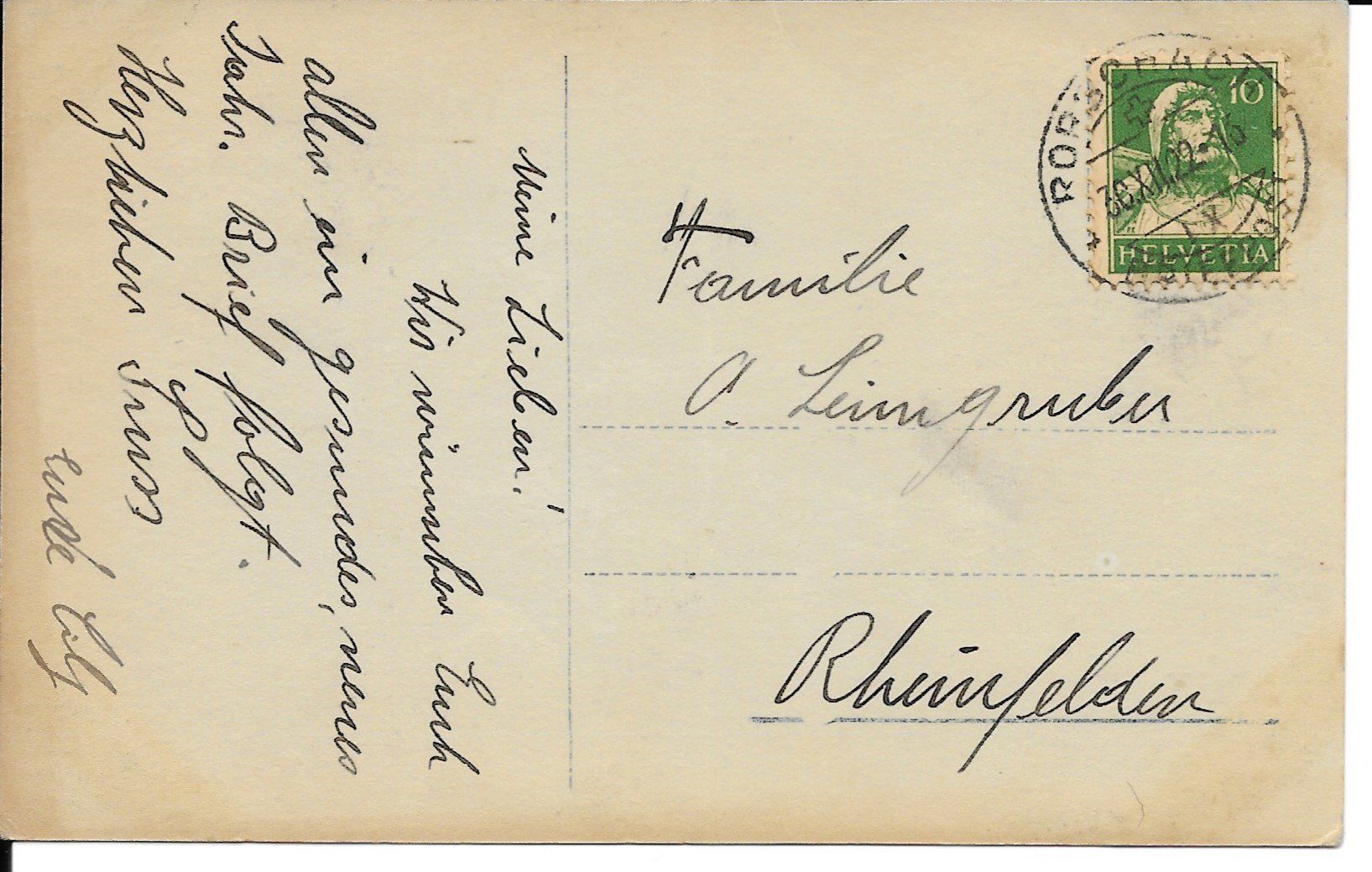 Cartoline postali: Ansichtskarte "Zum neuen Jahr" – Usato da Möhlin venduto da RoMe49 1