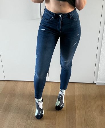 Tally Weijl Pump high waist push up skinny jeans 36 xs stret