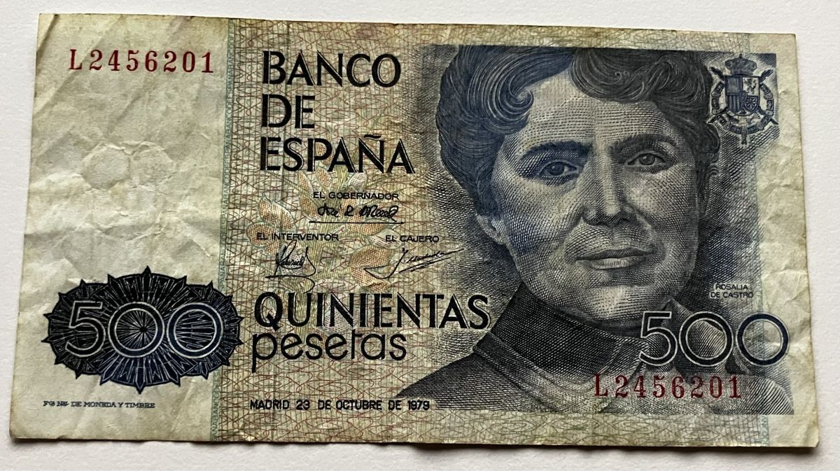 Banconote: Spanien 500 Pesetas 1979 – Usato da Algetshausen venduto da Carrhard