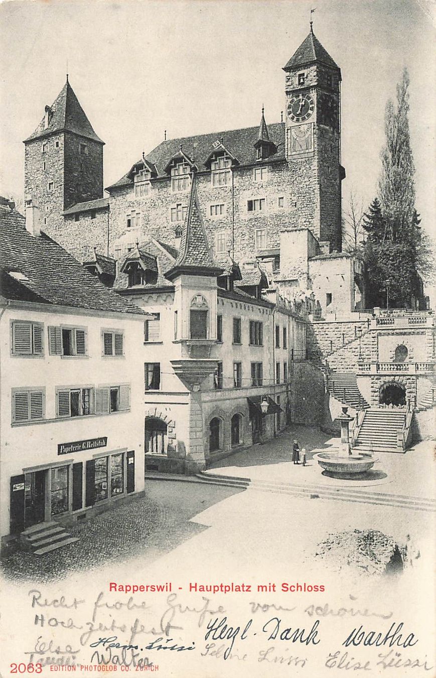 Cartoline postali: Rapperswil – Usato da Biasca venduto da Blenio71