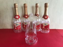 Flasche Flaschen Kunststoff Boden schraubbar basteln 5 Stk
