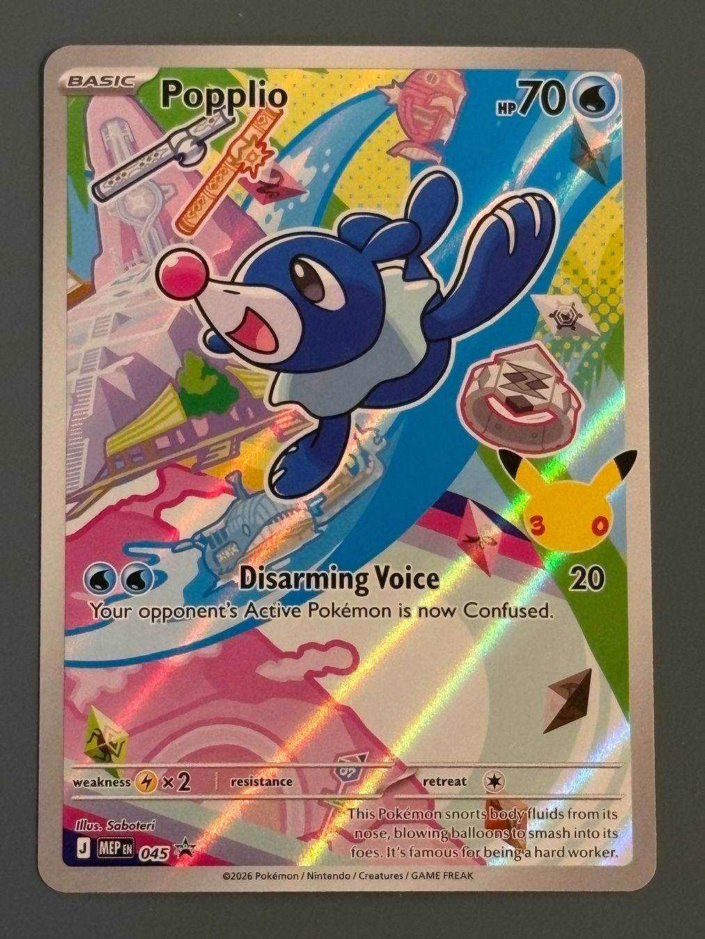 Pokémon Carte collezionabili: Popplio - MEP - ENG – Nuovo (secondo la descrizione) da Seewen SZ venduto da Pokeace93