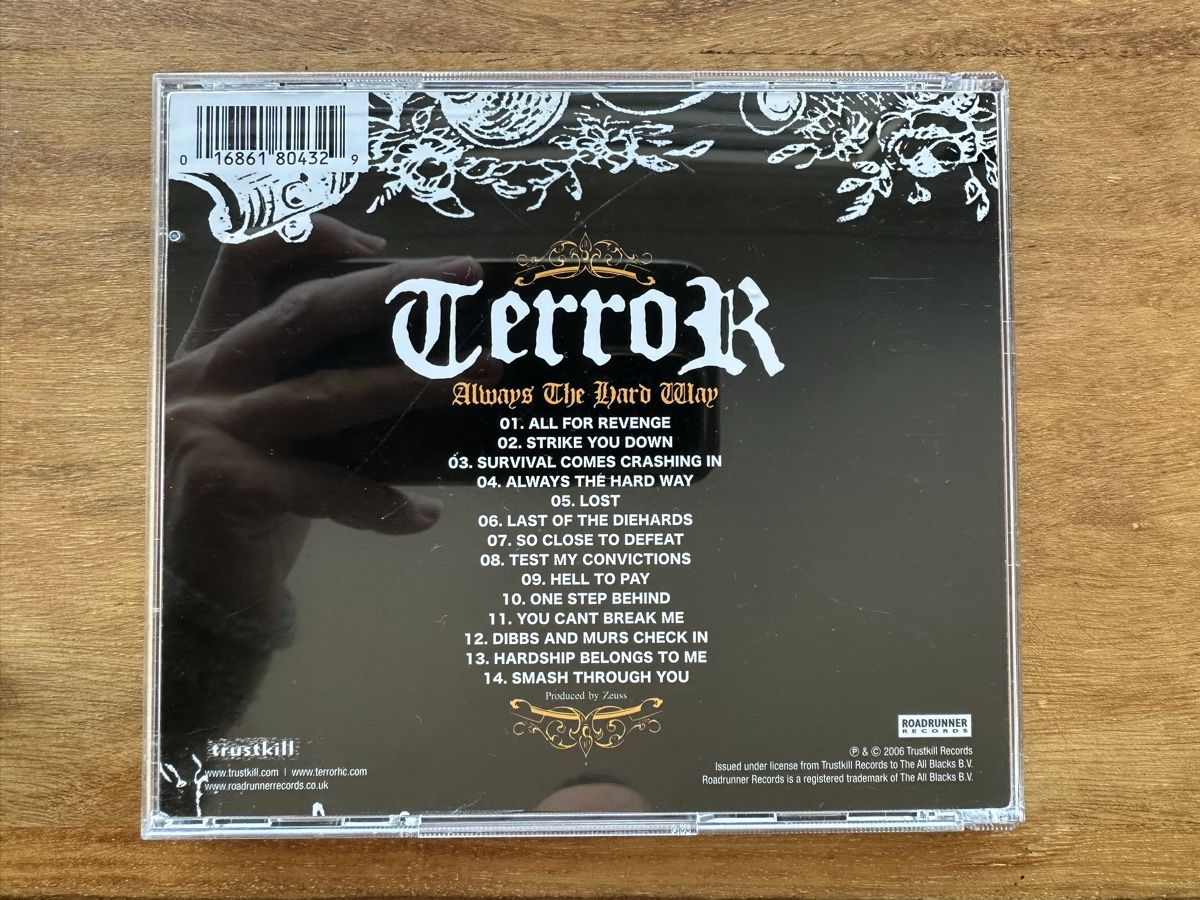CD: Terror - Always The Hard Way (CD Hardcore) – Usato da Horgen venduto da flyingpenguin2000 2