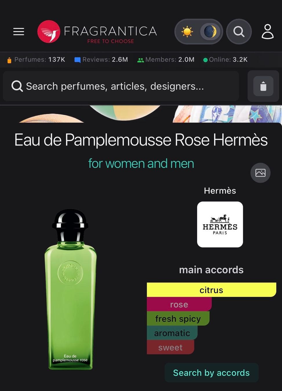 Hermès Parfum & Eau de Toilette: Hermès Eau de Pamplemousse Rose Duftprobe 2ML – Gebraucht aus Zürich von deruja 4