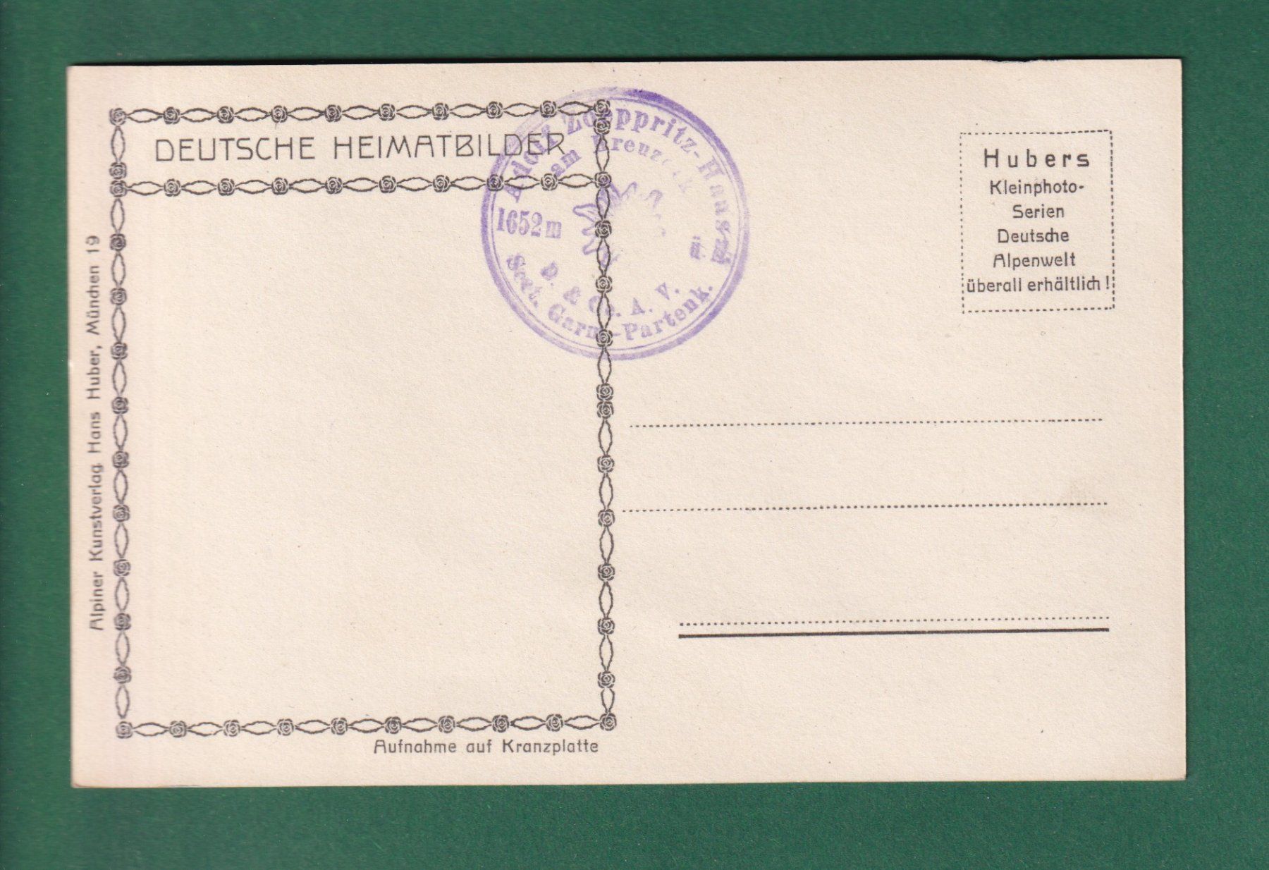 Cartes postales: DREITORSPITZE – D'occasion à Pully par nicecards-shop 1