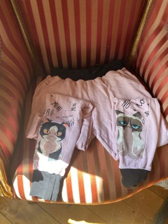 Coole Damen / Mädchen Jogginghose Gr. S/ M Katze Grumpy Cat