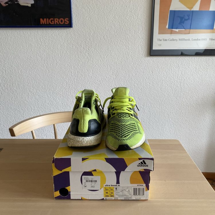 Adidas Ultra Boost 1.0 Gr. 46 US 11.5 Neon Gelb Laufschuhe Comprare su Ricardo