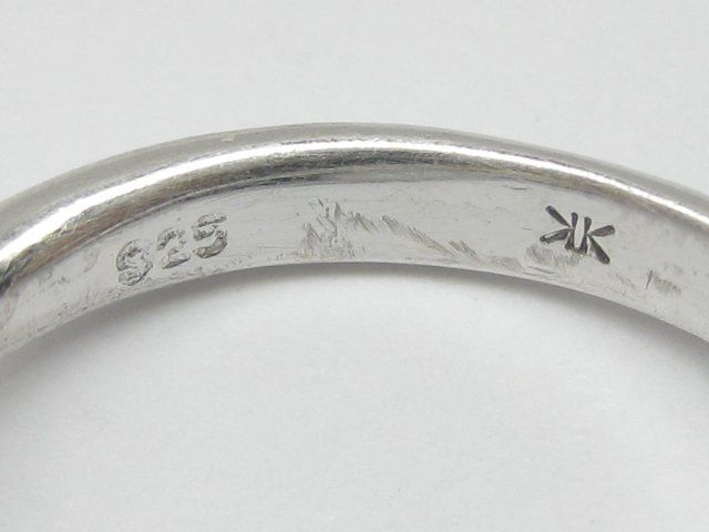 Anelli: Vintage Ring Silber 925 + MP Perlen Gr. 58 – Usato da Ermatingen venduto da Decovin 5