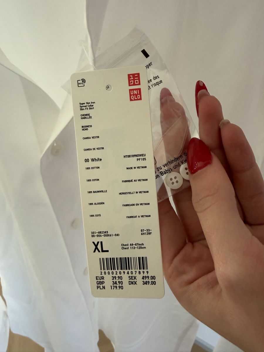 Camicie: Weisses Hemd Uniqlo – Nuovo e nell'imballaggio originale da Dietikon venduto da me9_mh2j 2