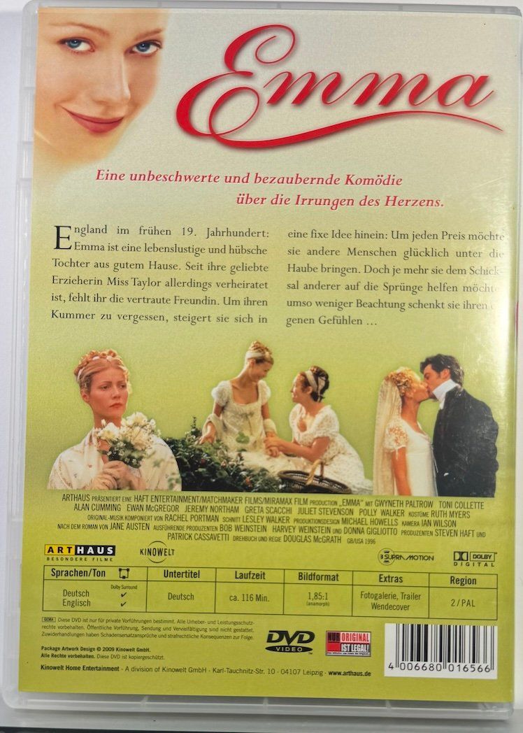 Tutti i DVDs: DVD EMMA – Usato da Wisen venduto da gigisna 2