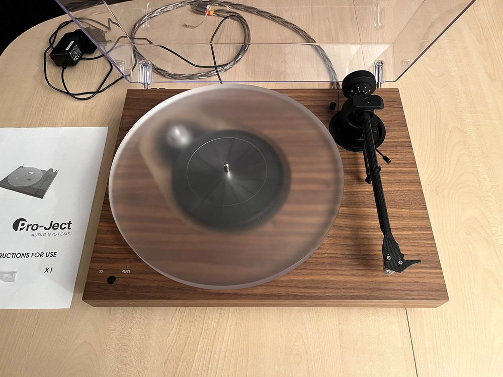 Pro-Ject X1 (Walnuss) Plattenspieler zum Schnäppchenpreis | Kaufen auf ...