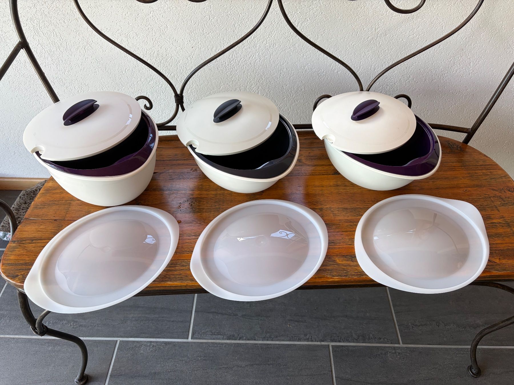 Tupperware Contenitori & Simili: Trio TUPPERWARE thermo duo – Usato da Martigny venduto da Sessalie