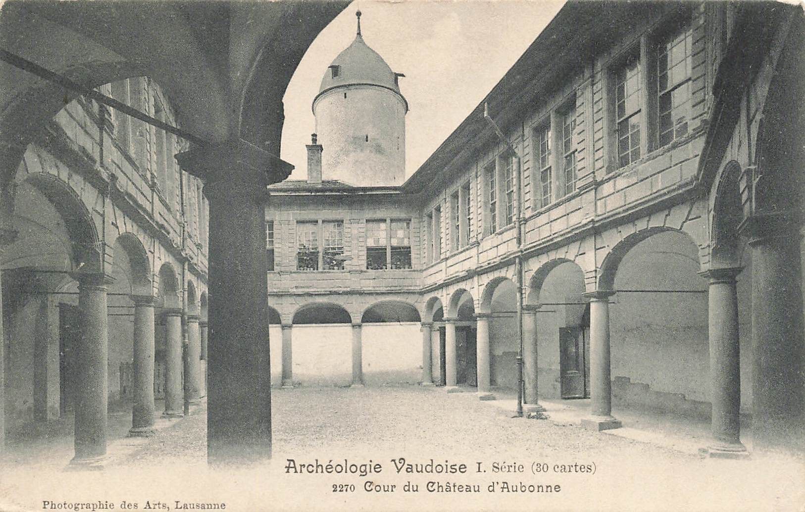 Cartoline postali: Archeologie vaudoise Chateau Aubonne – Usato da Biasca venduto da Blenio71