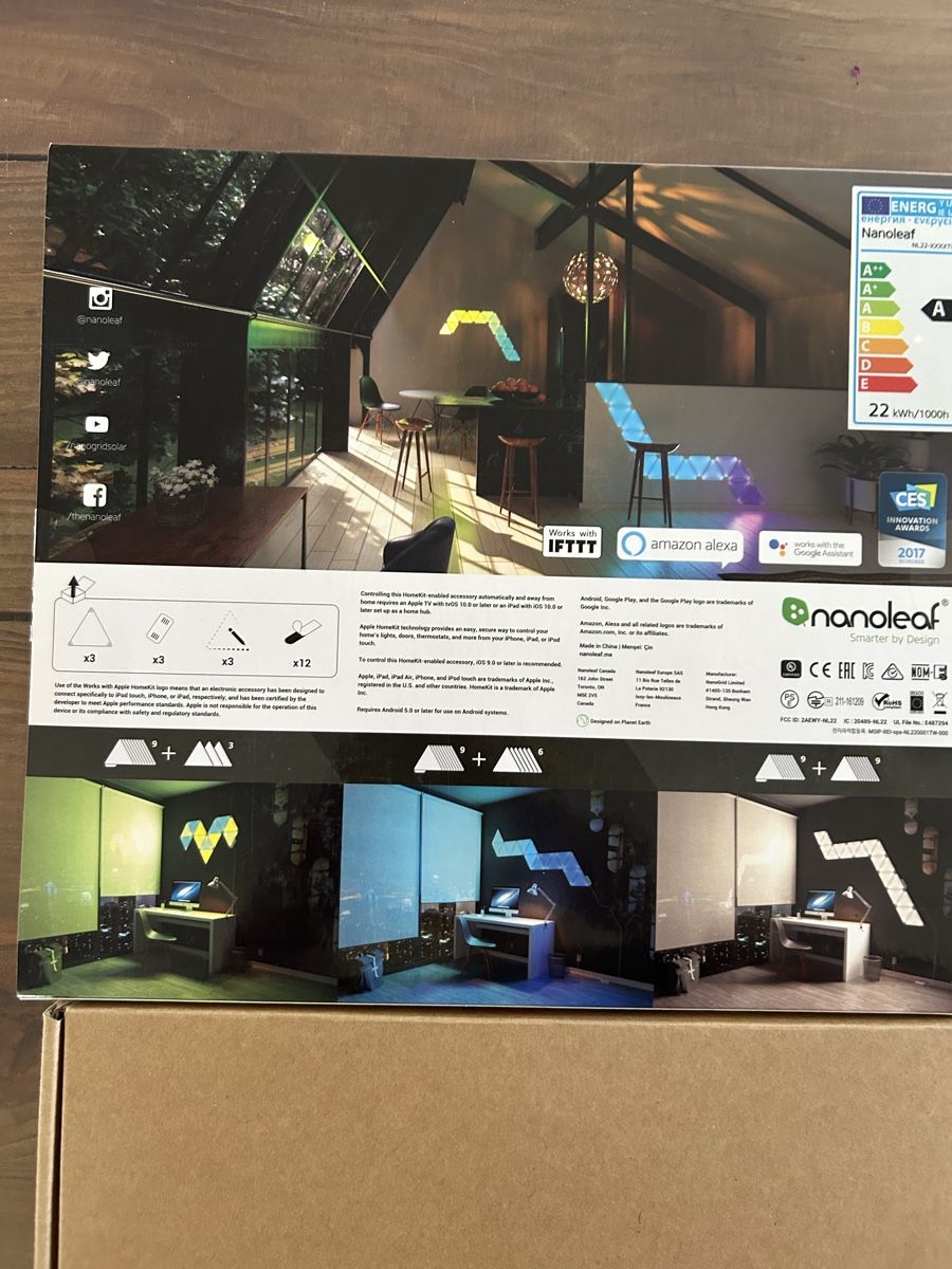 Nanoleaf Lampade: Nanoleaf Light Panels Smarter Kit 16Stück – Usato da Neftenbach venduto da zur_z6vt 4