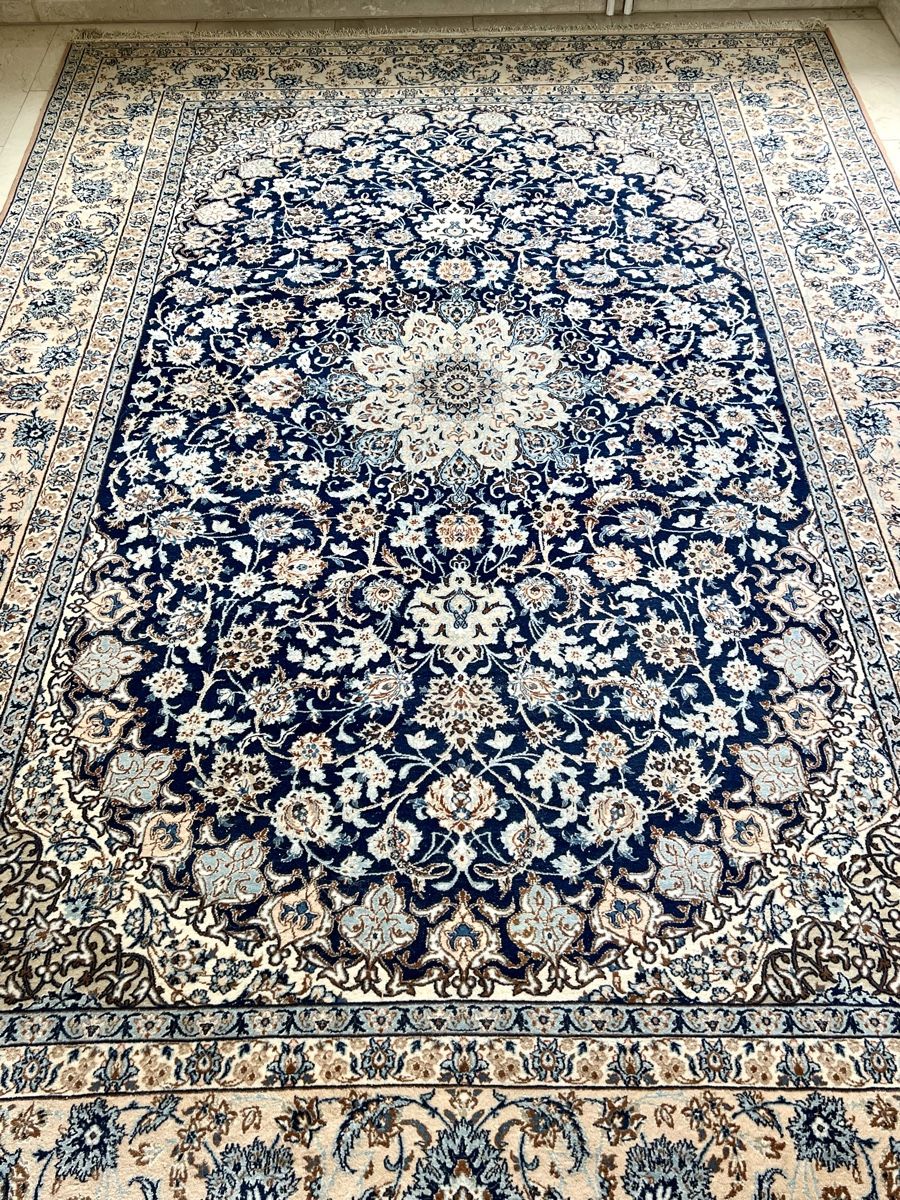 Nain Tappeti: Perserteppich, blau-beige – Usato da Zürich venduto da juergarno 2