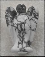 Engel - Deko - weisser Türkis ca. 5cm Engelsfigur geschnitzt