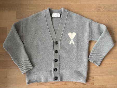 AMI DE COEUR 🩶 CARDIGAN AUS ALPAKAWOLLE UNISEX, XS NEW🤩