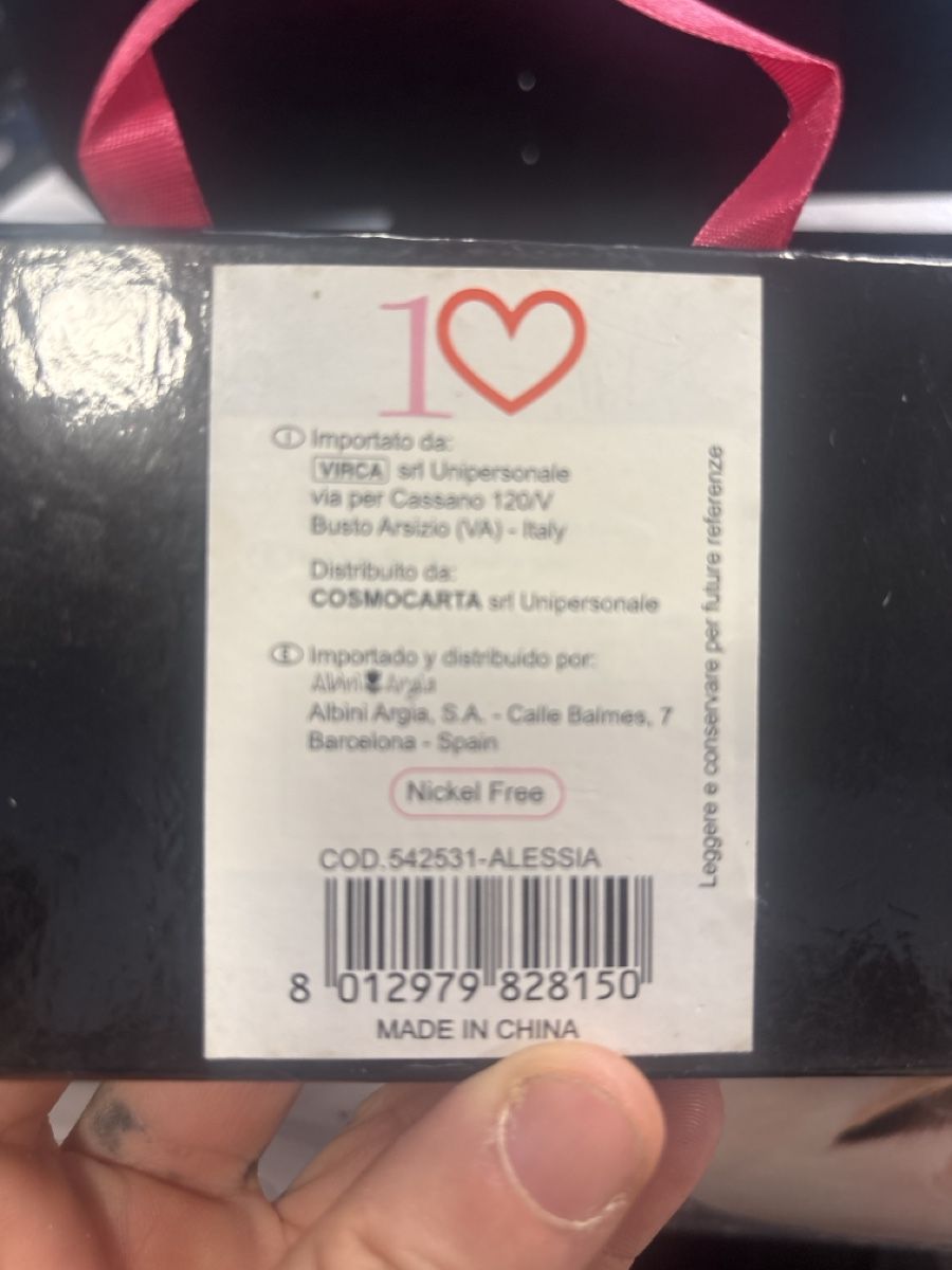 Ketten: Collana nome "Alessia" con strass nuova – Neu und originalverpackt aus Giubiasco von cri_mzc6 4