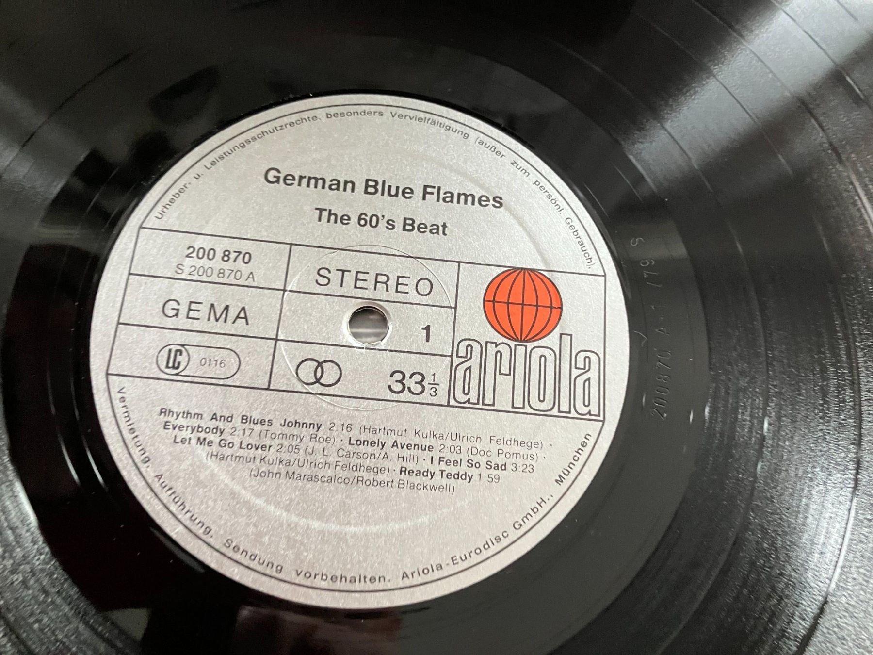 Dischi in vinile: German Blue Flames – Usato da Aarwangen venduto da Jukebox3 6