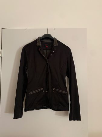 Turnierjacket Damen von Covalliero, schwarz, Gr. S