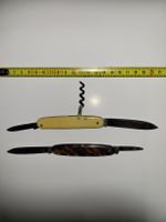 2 alte Taschenmesser mit Korkenzieher & Klinge, Sammlerst
