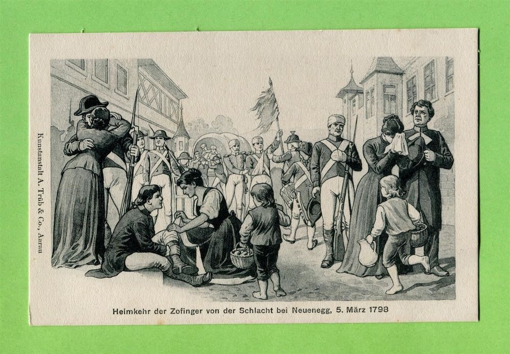 Heimkehr Zofinger Schlacht Neuenegg 1798 Kaufen auf Ricardo
