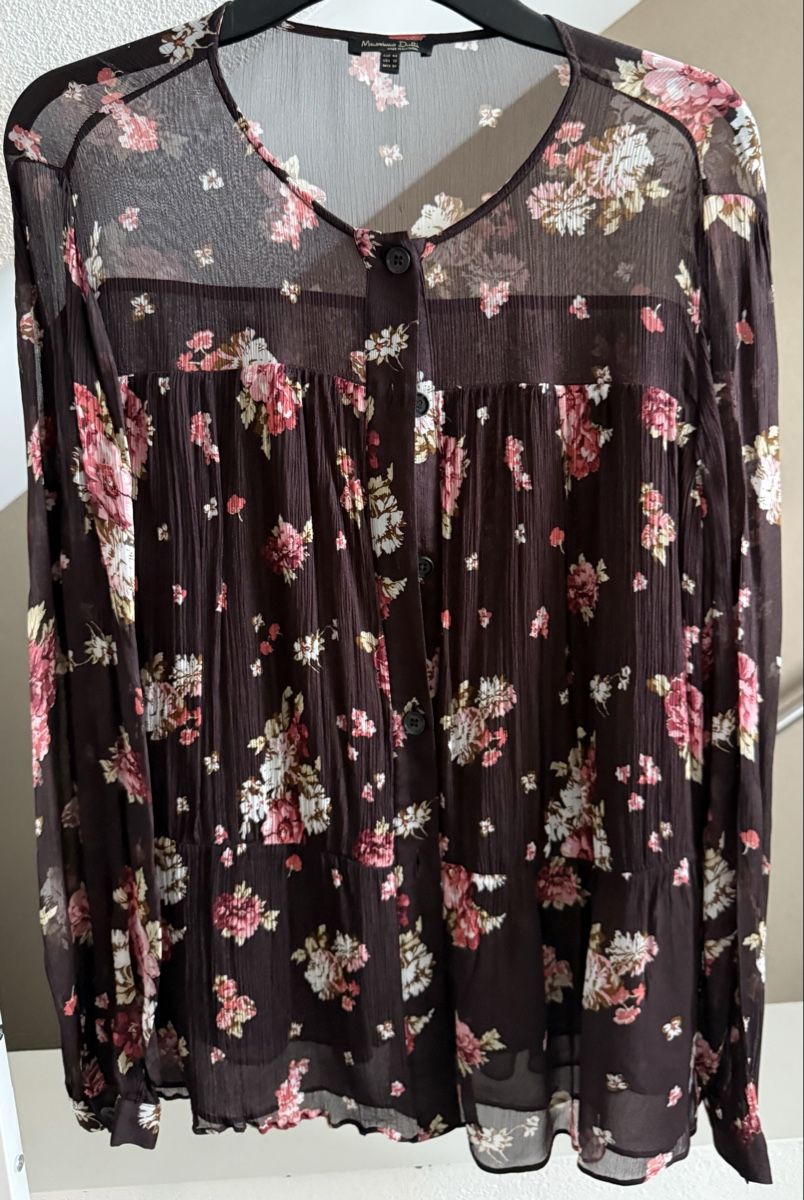 Massimo Dutti Blusen: Massimo Dutti Bluse, Grösse 44, Blumenmuster, Top Zustand – Gebraucht aus Islikon von Julies_wardrobe