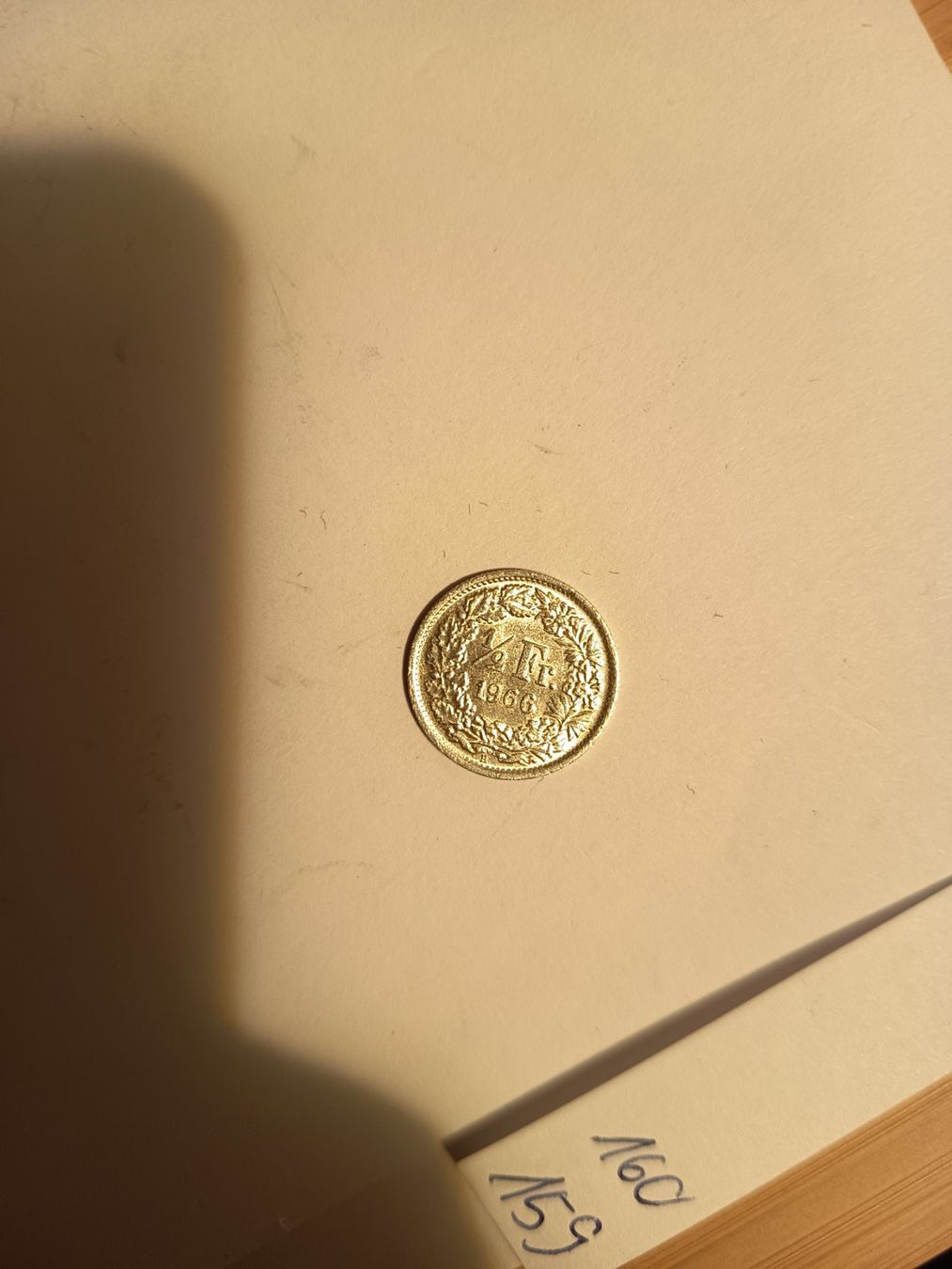 Alle Münzen: 50 rappen 1966 silber    nr159 – Gebraucht aus Wattwil von LuckyLegoandCoins 1