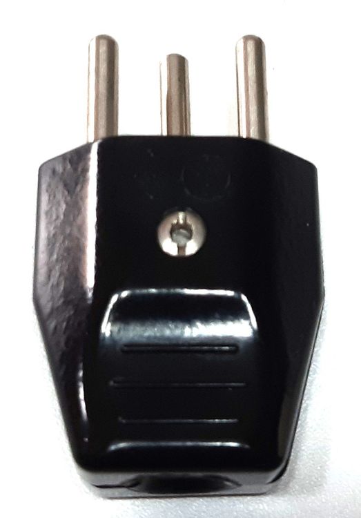 Stecker: Stecker T12 Bakelit -  Fiche T12 bakélit – Gebraucht aus Savagnier von Marderuth