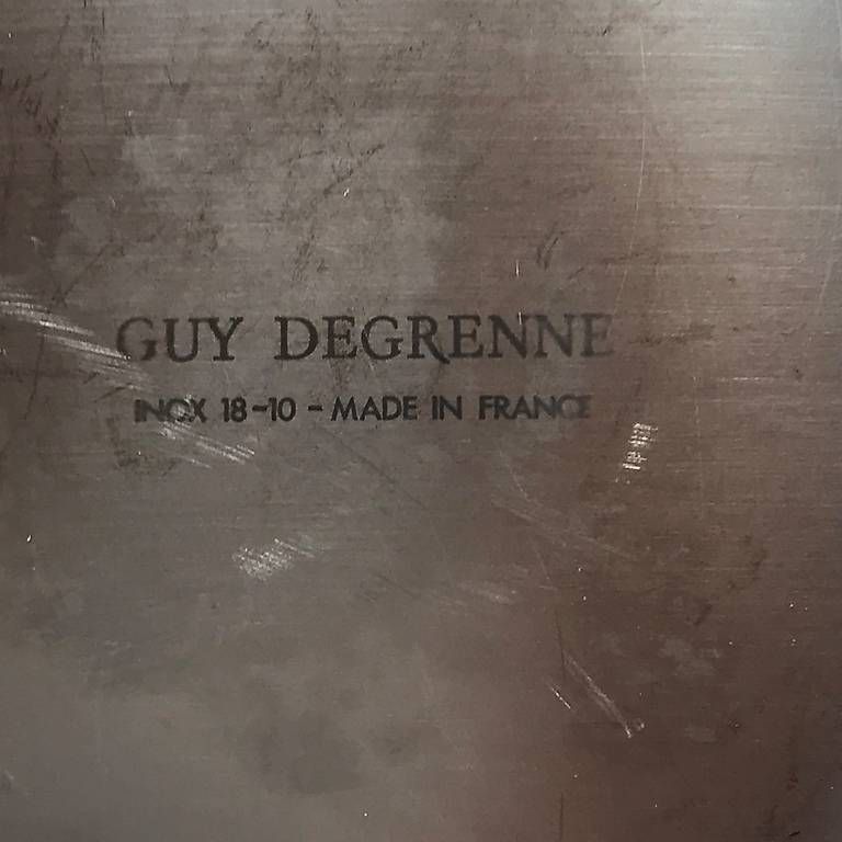 Piatti di portata: Plat en acier de marque GUY DE DEGRENNE – Usato da Verbier venduto da rene0102 2