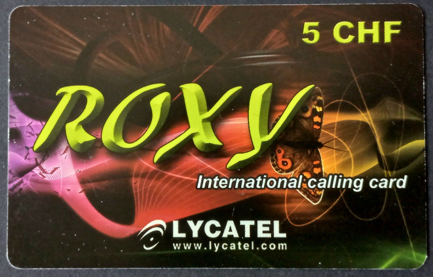 Schede telefoniche: Taxcard Phonecard - ROXY - CH – Usato da Niederuzwil venduto da lubimaja