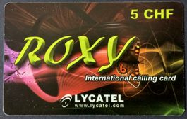 Taxcard Phonecard - ROXY - CH