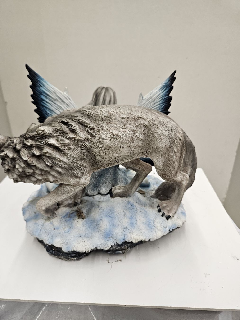Statuette: Elfe mit Wolf und Eule 29x30cm – Nuovo (secondo la descrizione) da Dielsdorf venduto da Kenan997 4