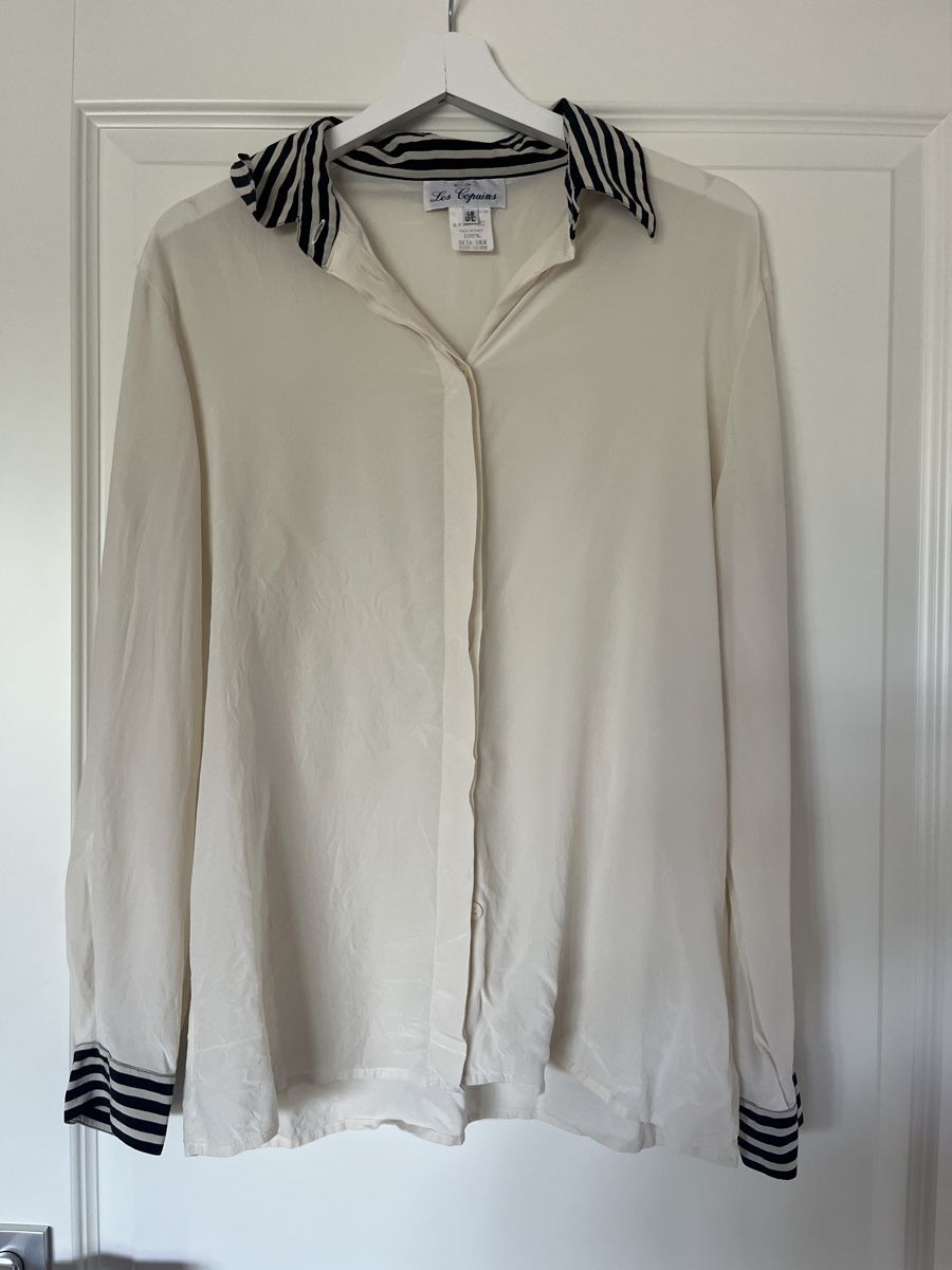Blusen: Les Copains Seidenbluse Gr. L - Elegante Sommerbluse – Gebraucht aus Riehen von SalomeTramer