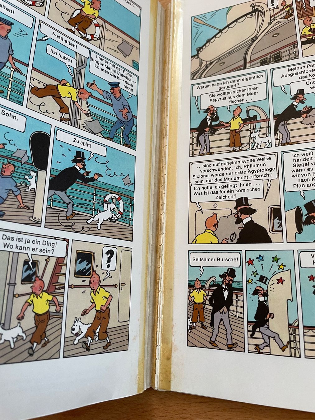 Comics: Tim und Struppi  - die Zigarren des Pharaos – Gebraucht aus Niederstetten von cheetah_44 1
